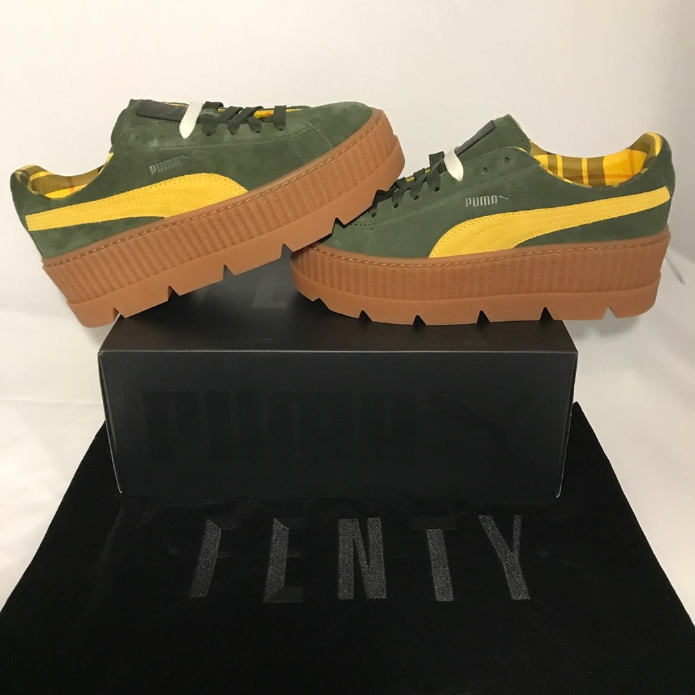 PUMA Fenty by Rihanna Cleated Creeper Suede Shoes